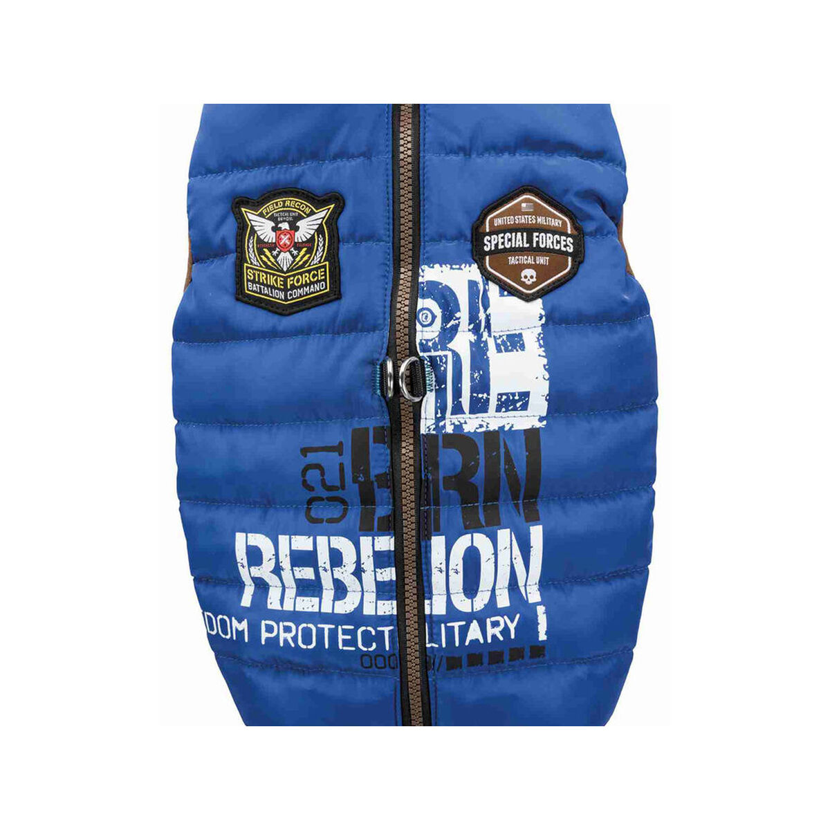 Dog coat Trixie Saint-Malo Blue M, view 3