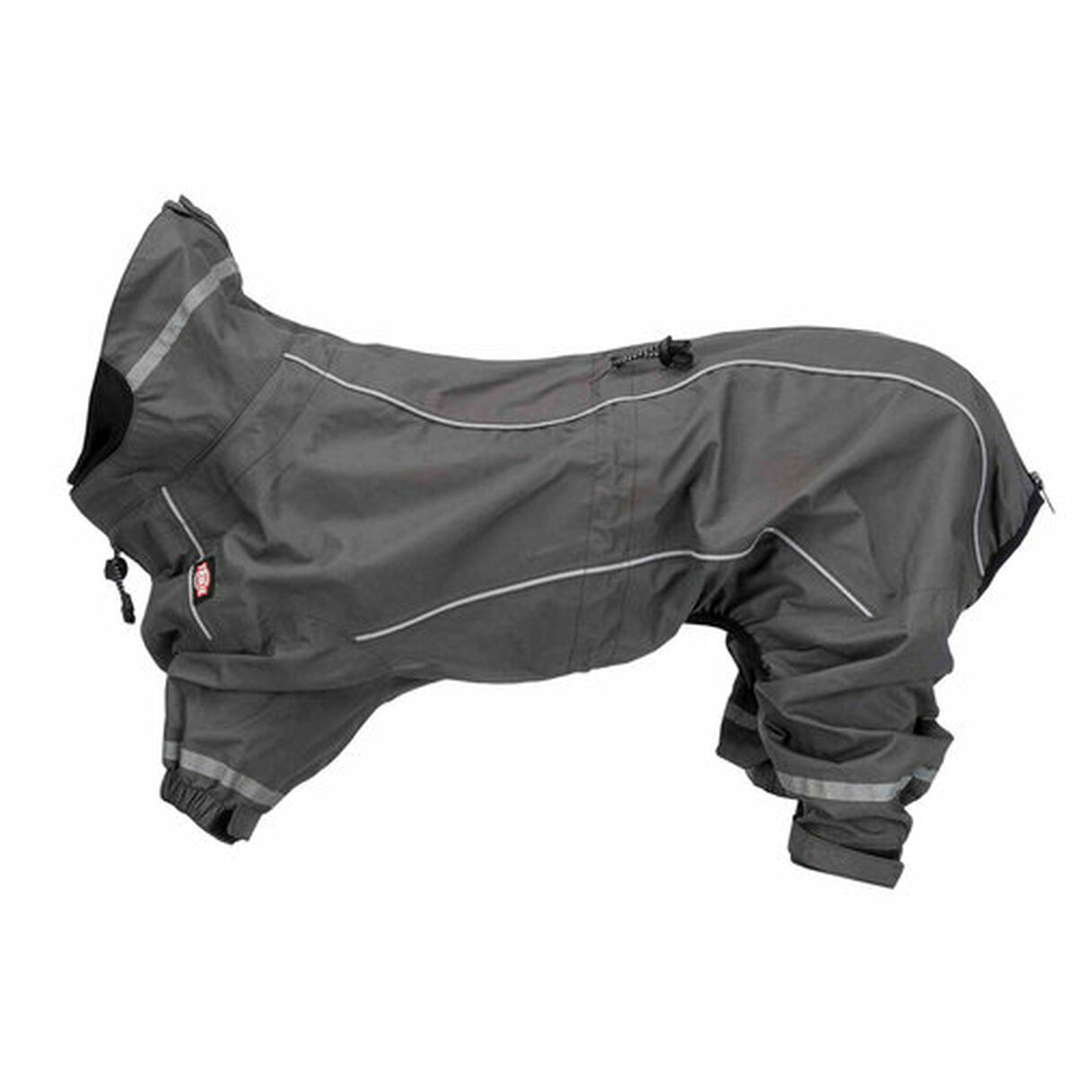 Dog raincoat Trixie Grey XS, view 4