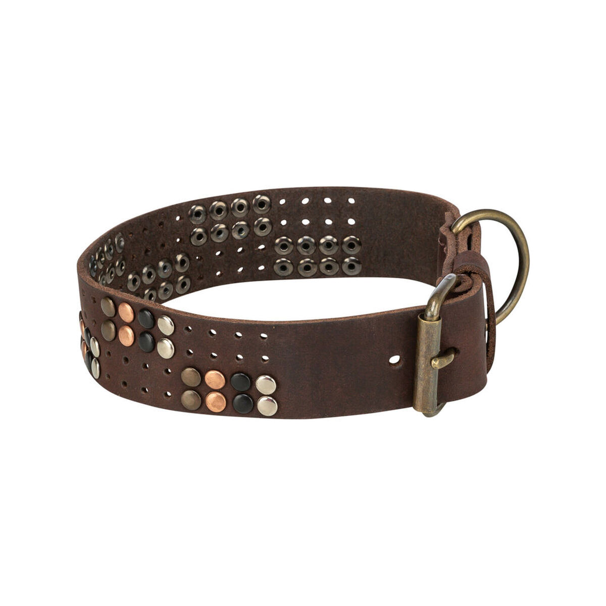 Dog collar Trixie Rustic Dark brown S-M, view 3