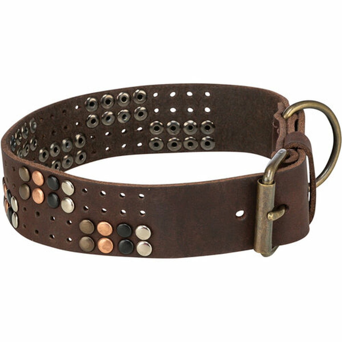 Dog collar Trixie Rustic Dark brown M, view 4