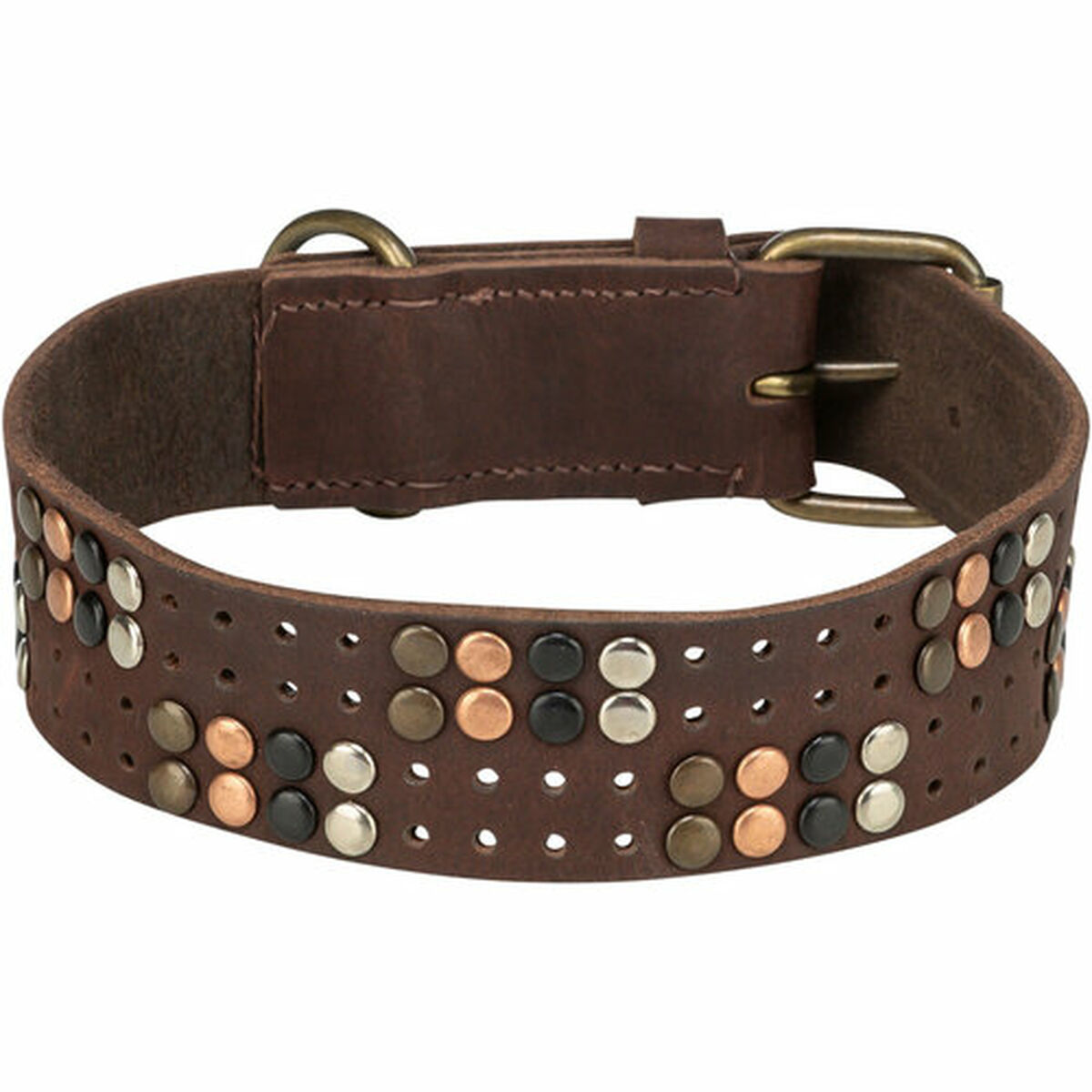 Dog collar Trixie Rustic Dark brown M, view 6