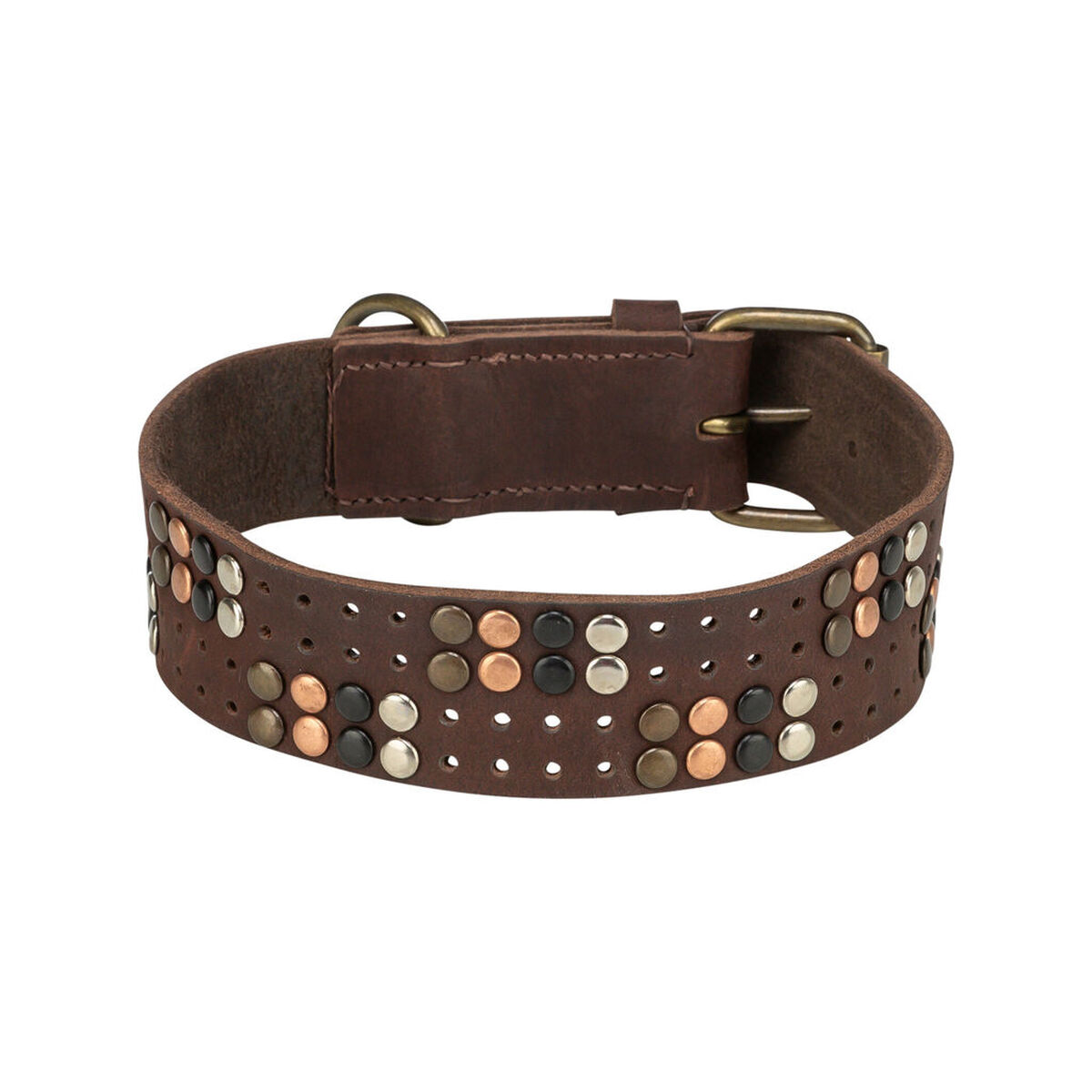 Dog collar Trixie Rustic Dark brown L, view 5