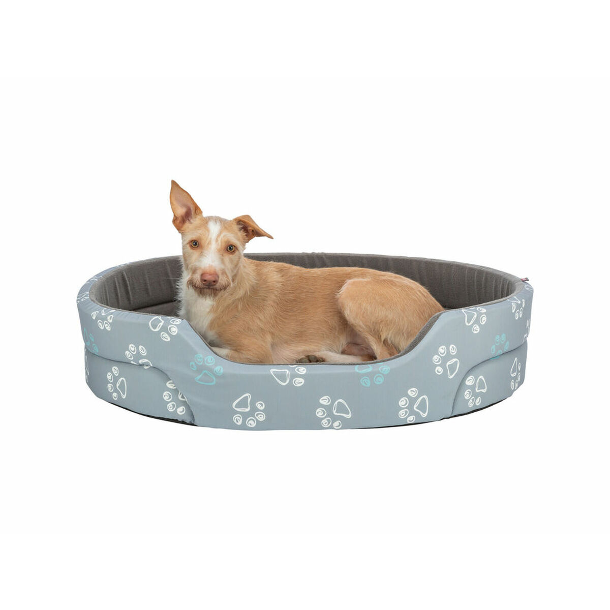 Dog Bed Trixie Jimmy Light grey Dark grey 85  75 CM