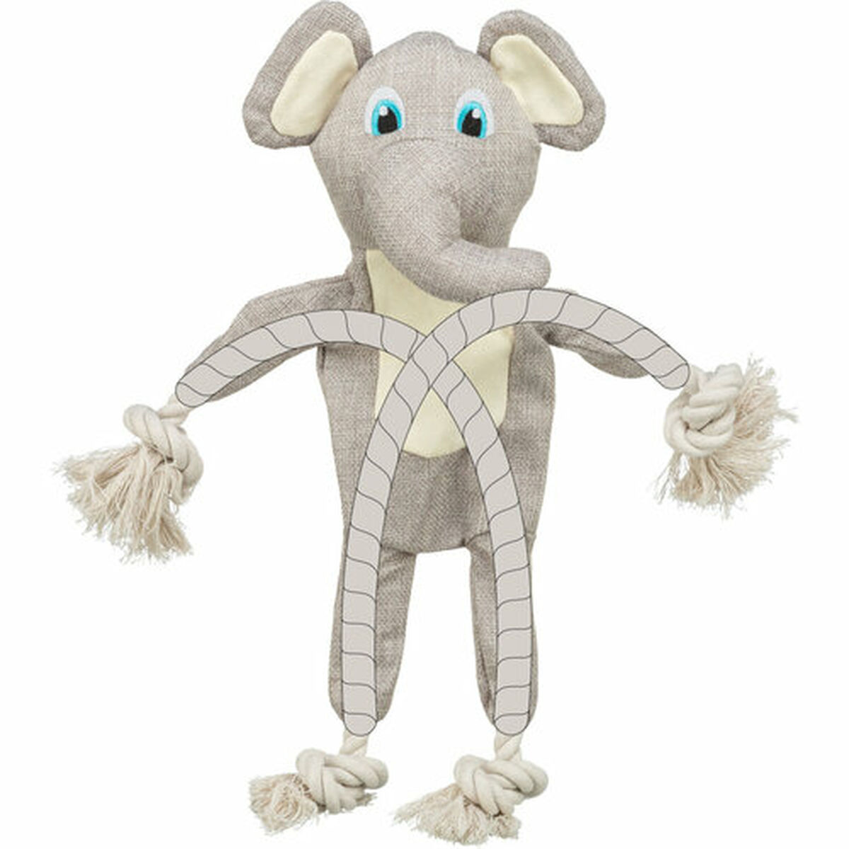 Soft toy for dogs Trixie Polyester Elephant 42 cm, view 6