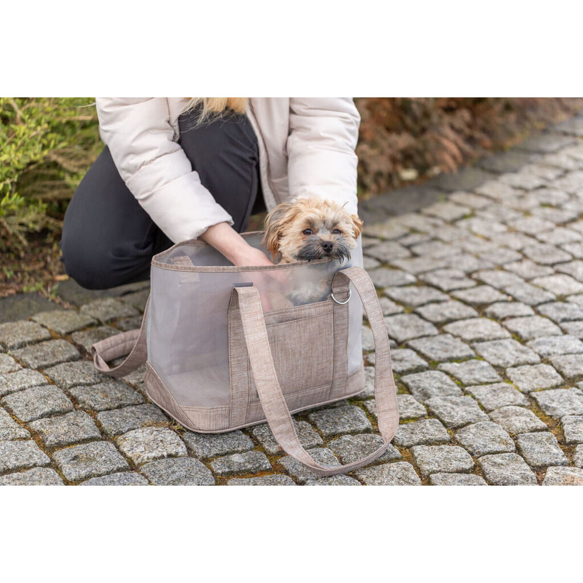 Pet Handbag Trixie Mary Sand 53 x 30 x 20 cm, view 5