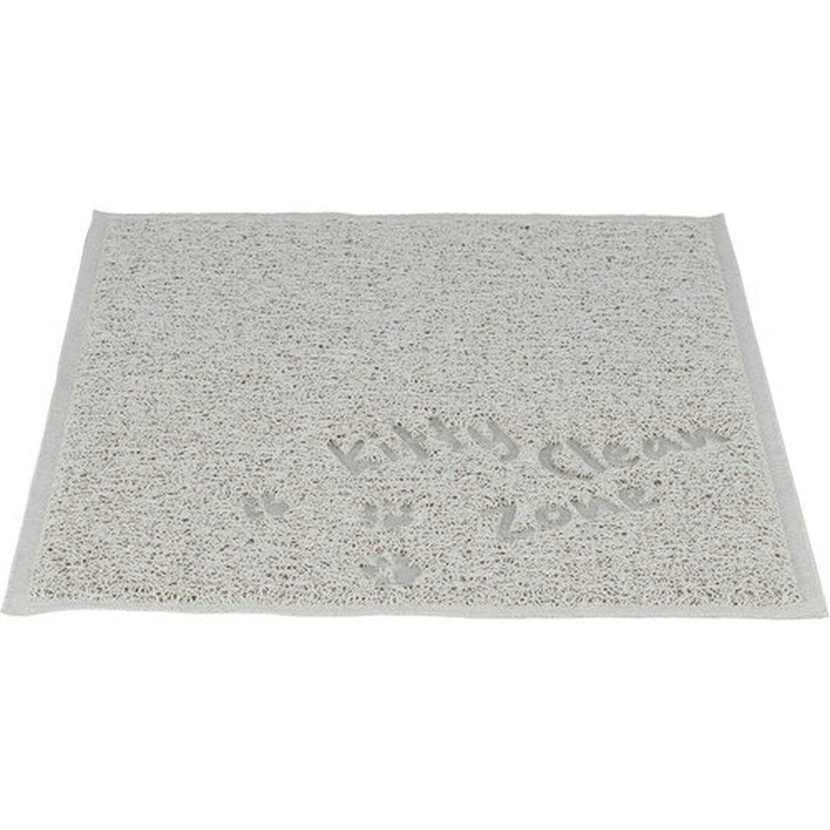 Mat voor kattenbak Trixie Lichtgrijs PVC 37 × 45 cm Zandbak