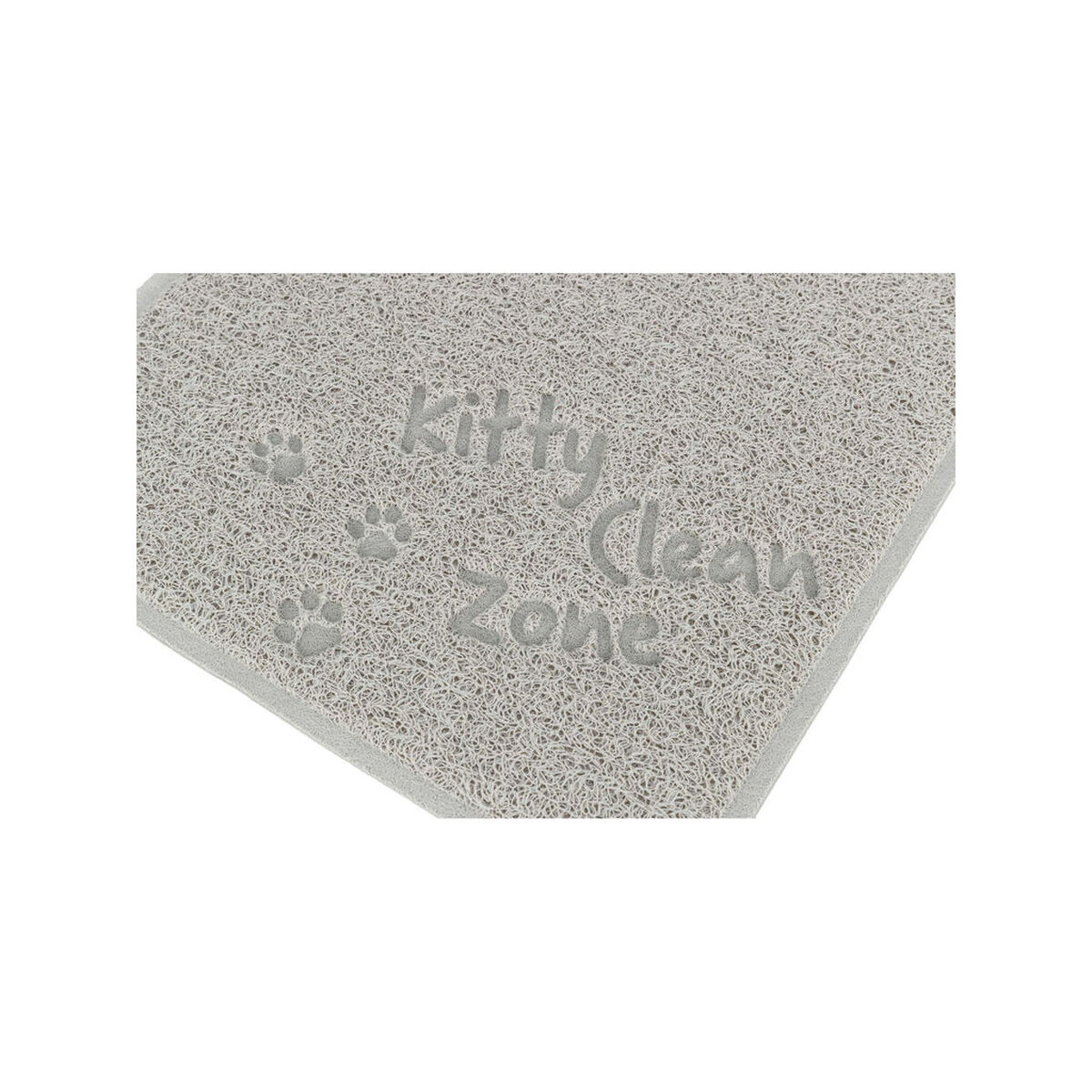 Mat voor kattenbak Trixie Lichtgrijs PVC 37 × 45 cm Zandbak