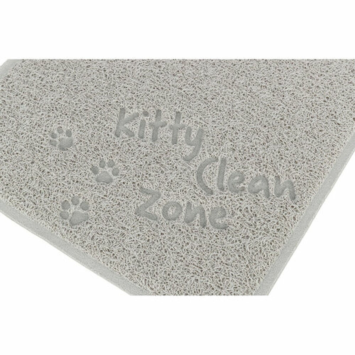 Mat voor kattenbak Trixie Lichtgrijs PVC 37 × 45 cm Zandbak