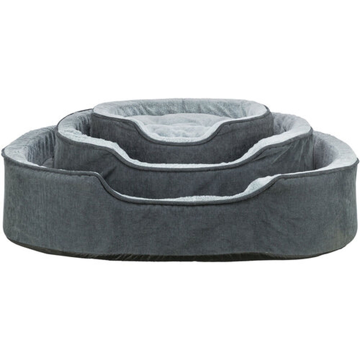 Dog Bed Trixie Vital Lino Soft Grey Light grey 60 x 45 cm, view 3