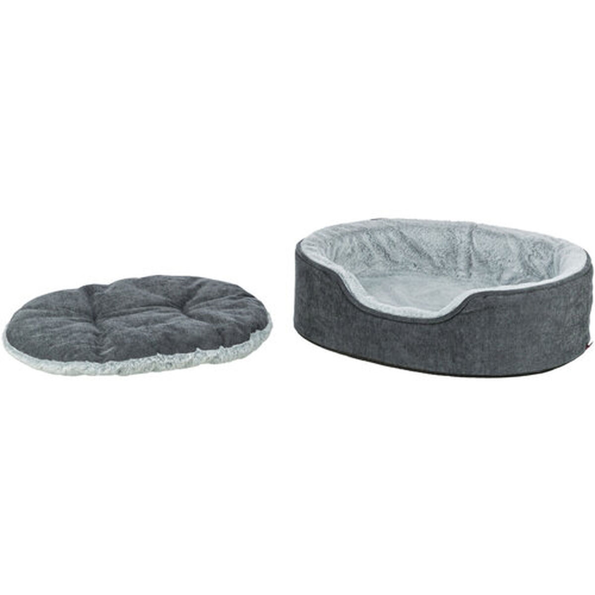Dog Bed Trixie Vital Lino Soft Grey Light grey 60 x 45 cm, view 6