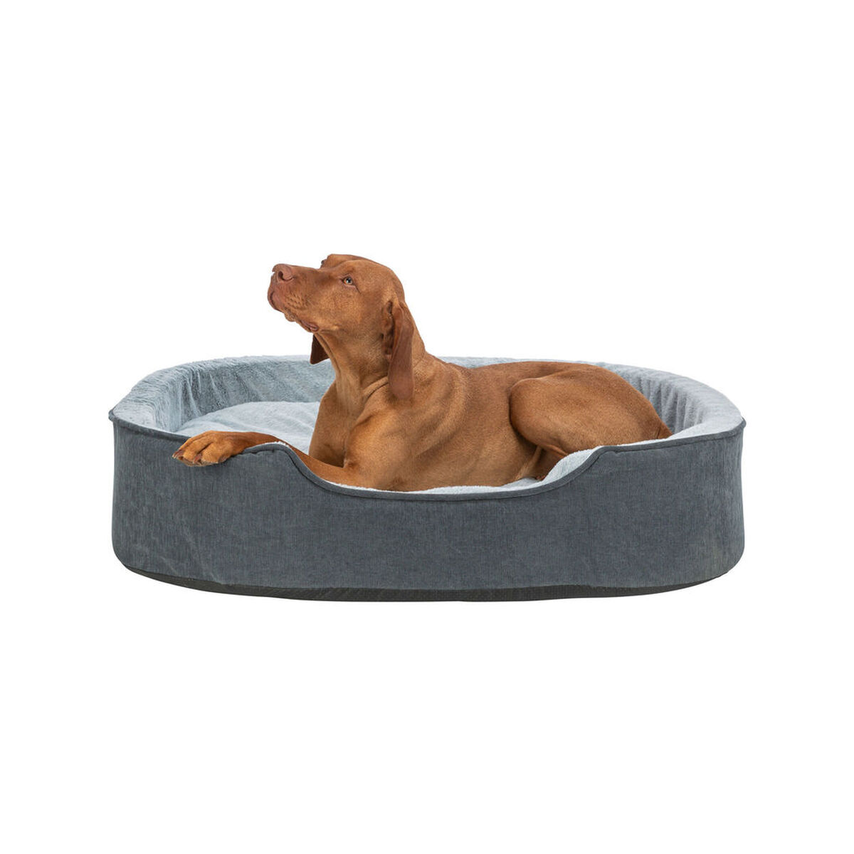 Dog Bed Trixie Vital Lino Soft Grey Light grey 110 X 92 CM, view 5