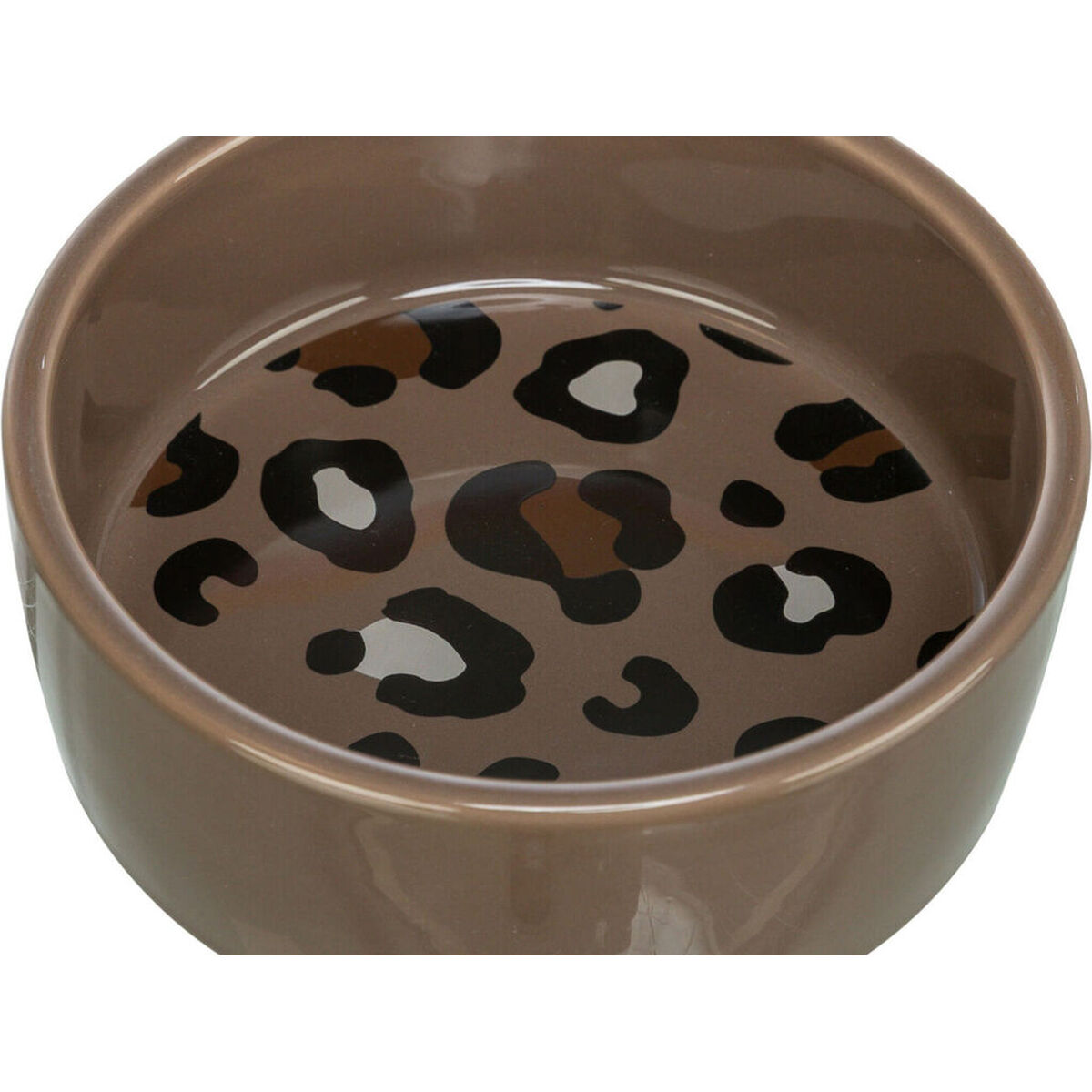 Voerbak voor honden Trixie Leo Bruin Keramisch Ø 12 cm 300 ml