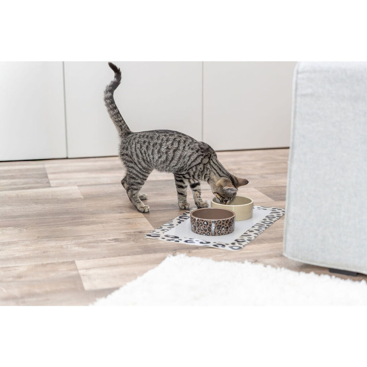 Voerbak voor honden Trixie Leo Bruin Keramisch Ø 12 cm 300 ml