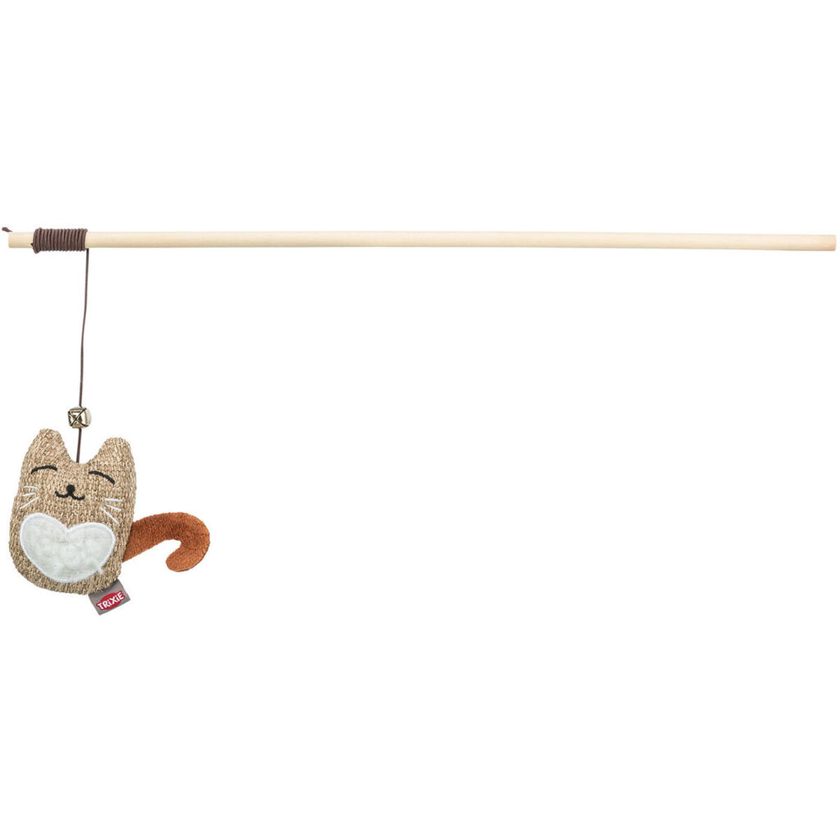 Cat toy Trixie Beige Polyester Wood Cat Cat toy Trixie Beige Polyester Wood Cat