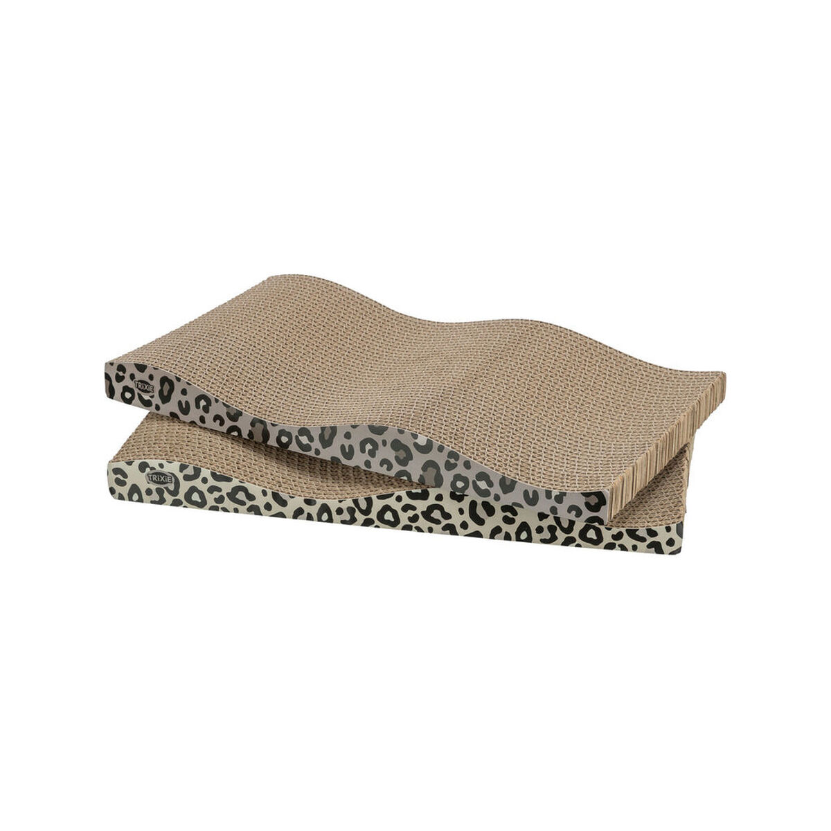 Krabpaal voor Katten Trixie Bruin Crème Karton 44 x 6 x 25 cm (2 Onderdelen)