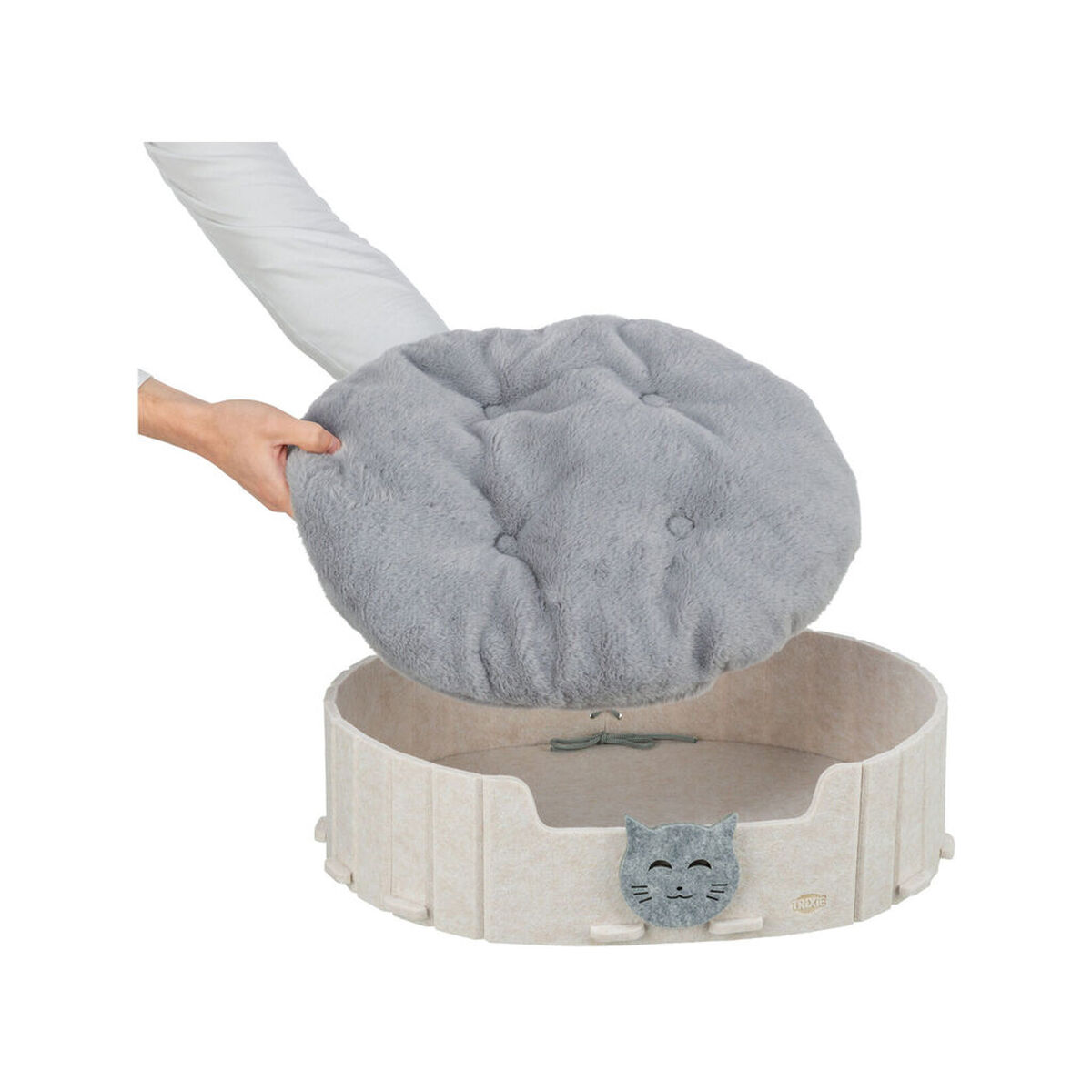 Cat Bed Trixie Emelie 50 x 42 cm Grey Sand, view 2