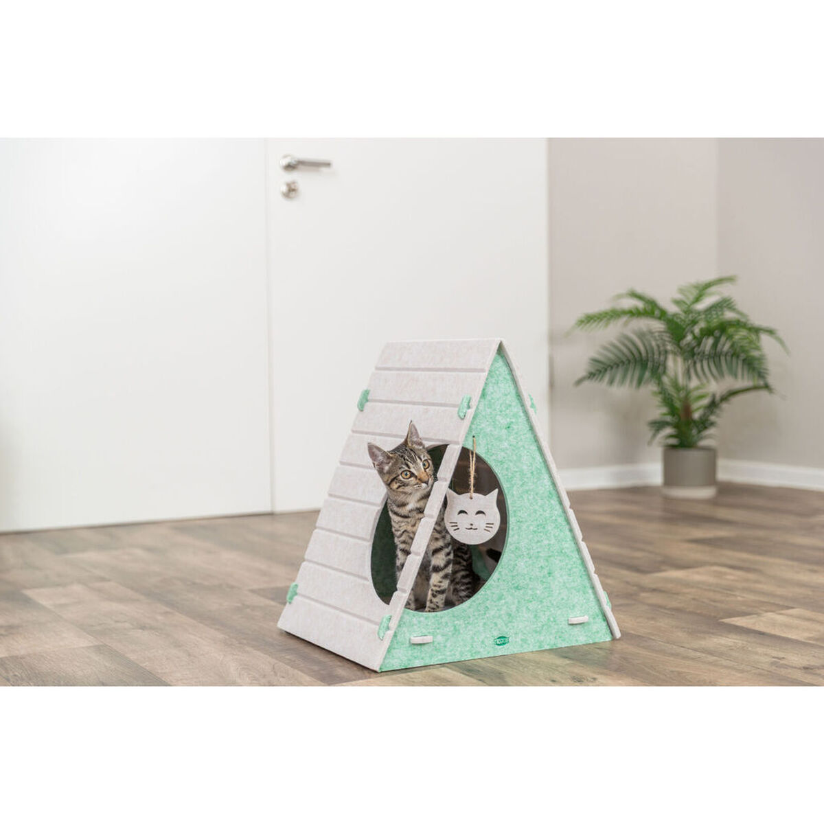 Cat cave Trixie Lucy Green Sand 46 x 50 x 38 cm Tipi, view 6