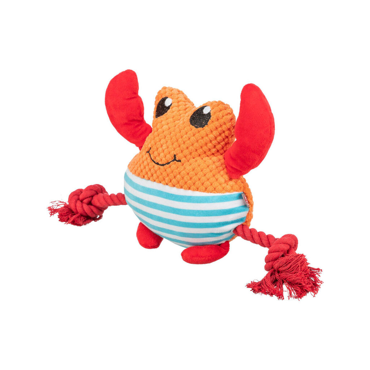 Knuffel voor honden Trixie Oranje Krab 28 cm Polyester Pluche Textiel