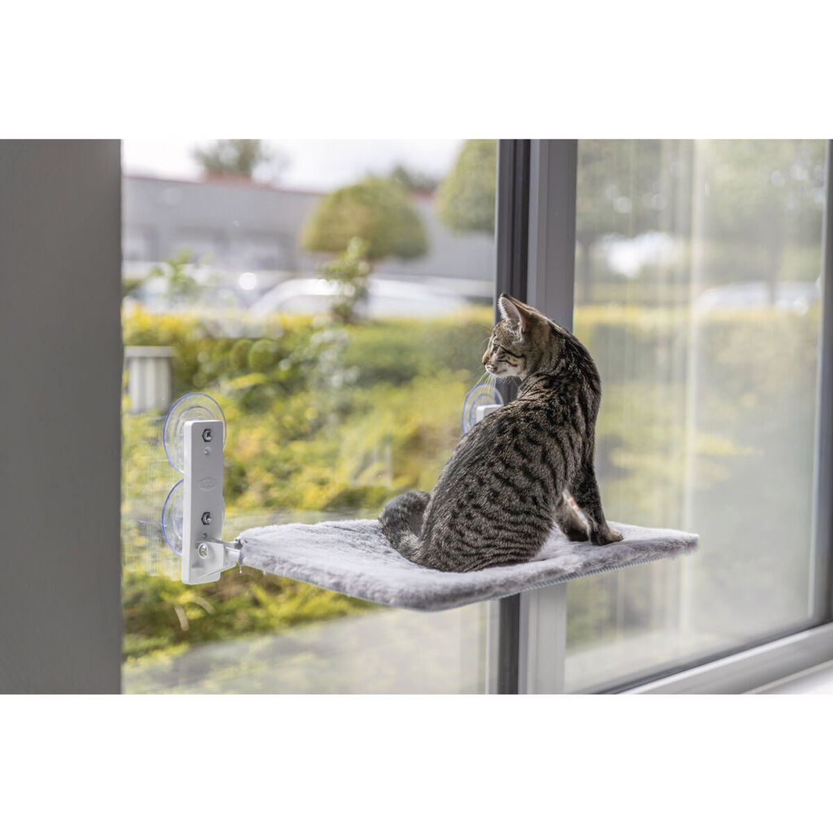 Hanging Cat Hammock Trixie 58 x 34 cm Grey, view 2