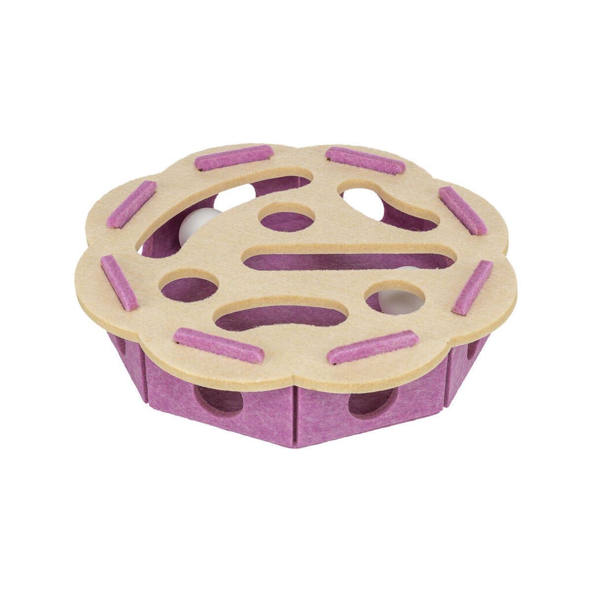 Cat toy Trixie Hole'n'Roll Flower 30 x 30 x 7,5 cm, view 2