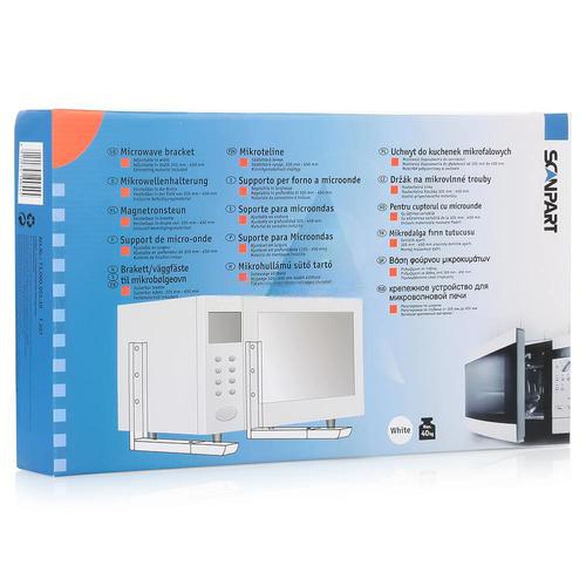 Steun voor Magnetrons Elka Pieterman 73.000.055.10 Wit 35 kg
