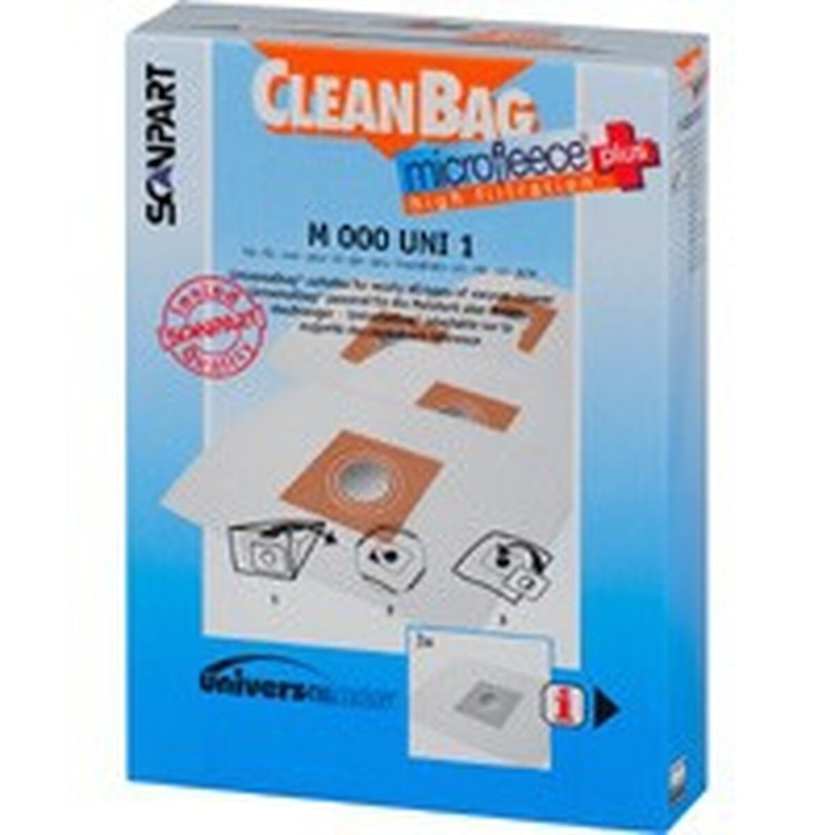 Reservezak voor Stofzuiger Scanpart M 000 UNI 01