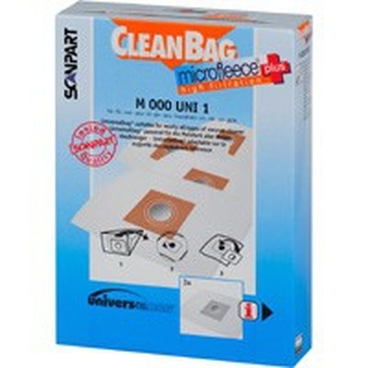 Reservezak voor Stofzuiger Scanpart M 000 UNI 01