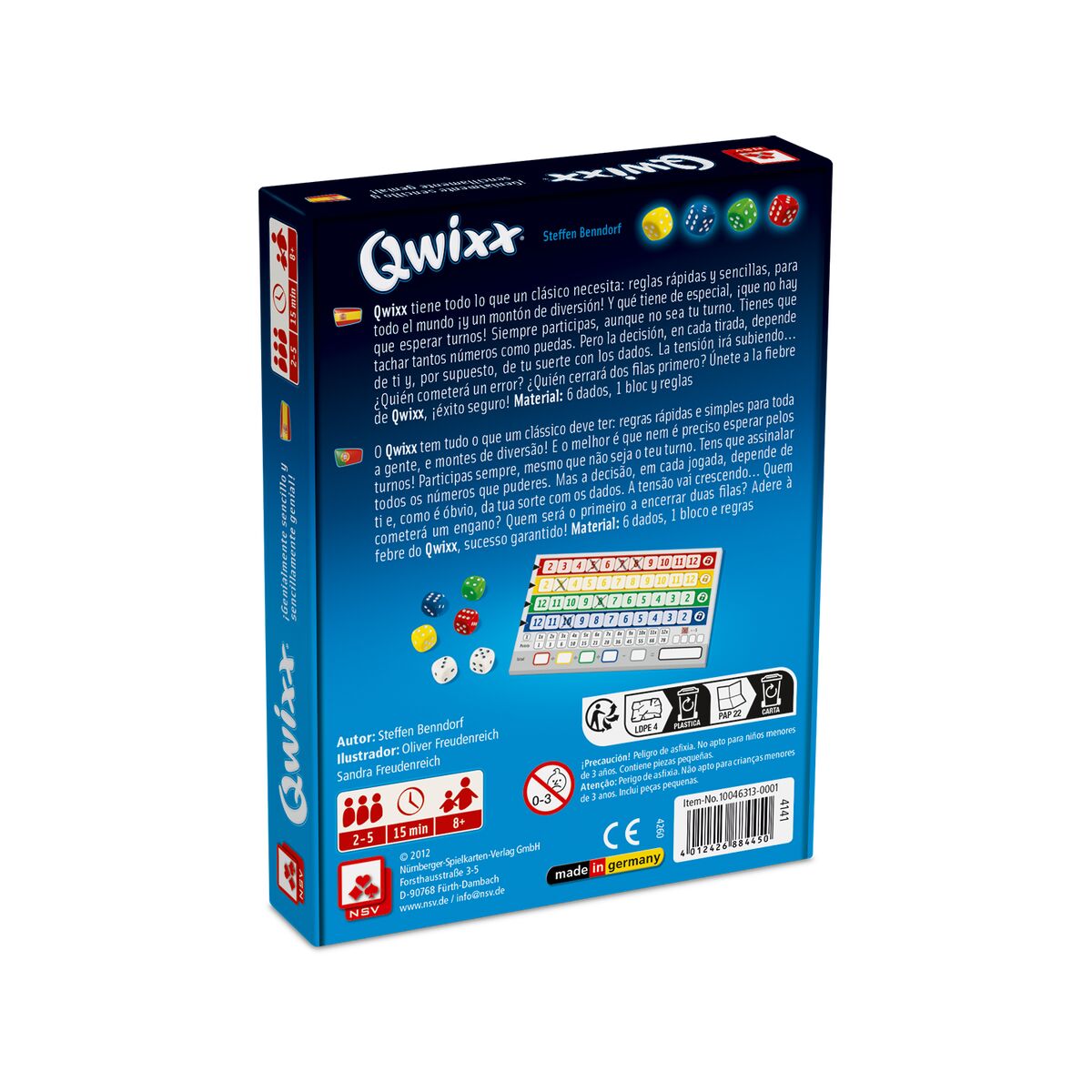 Educational Game Fournier Qwixx