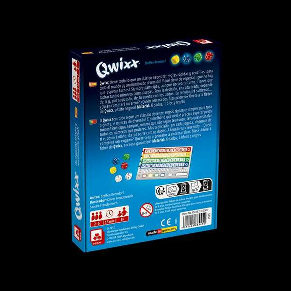Educational Game Fournier Qwixx