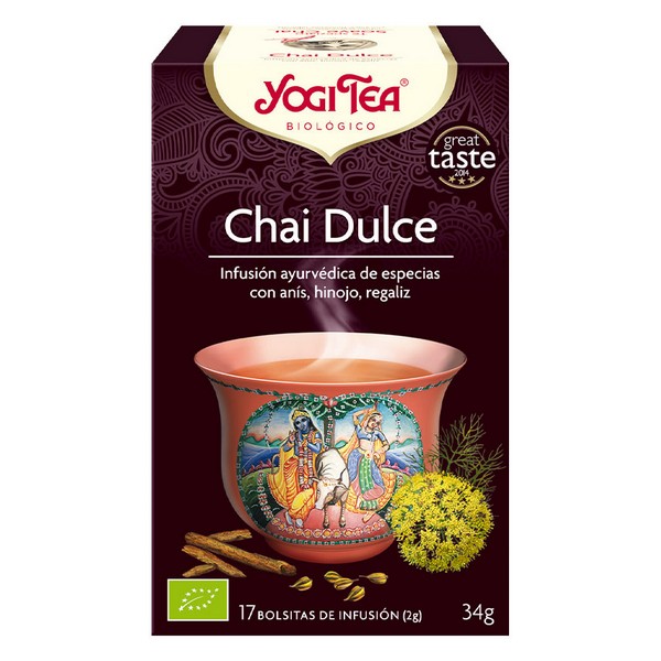 Infusion Yogi Tea Chai Zoet (17 x 2 g)