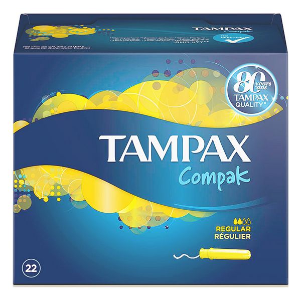 Tampons Réguliers COMPAK Tampax (22 uds)   