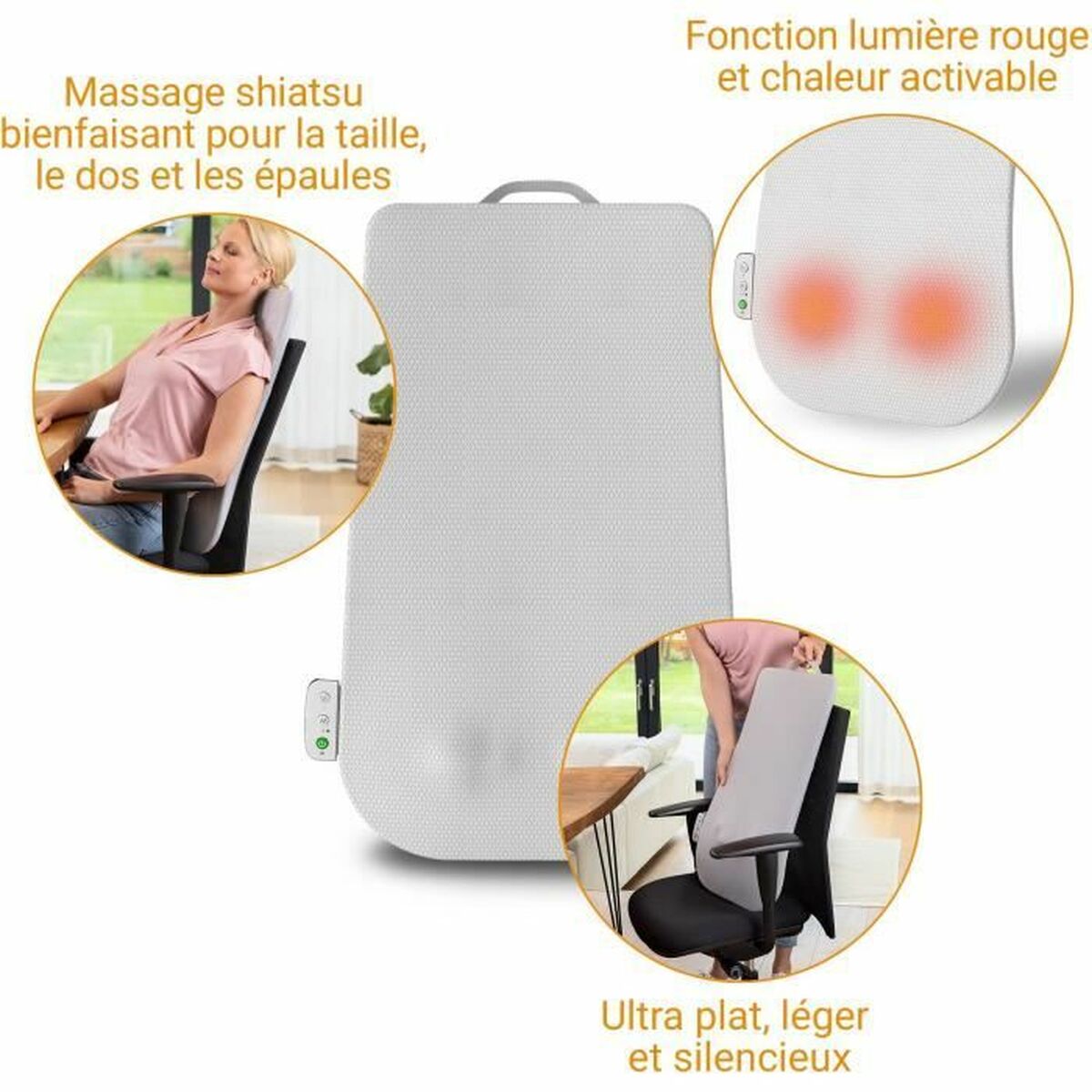 2-in-1 Shiatsu Warmte Massager Medisana MC 600 24 W