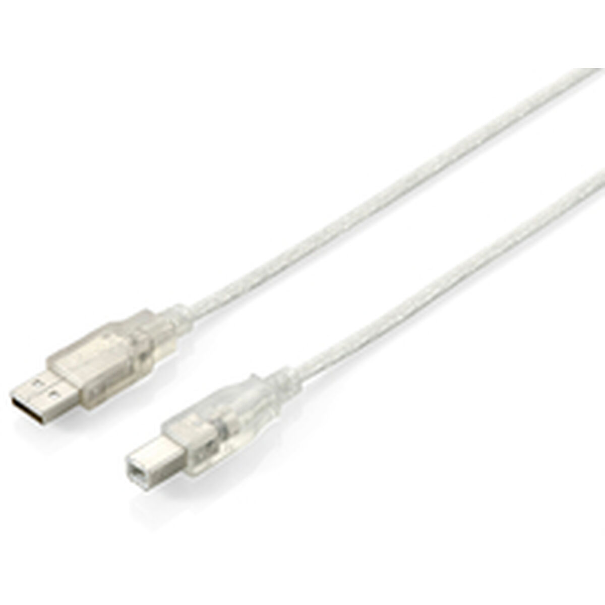 Image secondaire de Câble USB 2.0 A vers USB B Equip 128652 Argenté 5 m