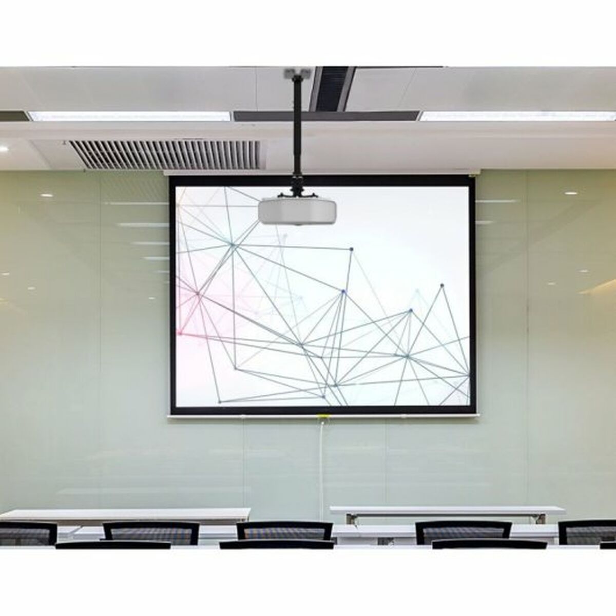 Afbeeldingen van Tilt and Swivel Ceiling Mount for Projectors Equip 650702