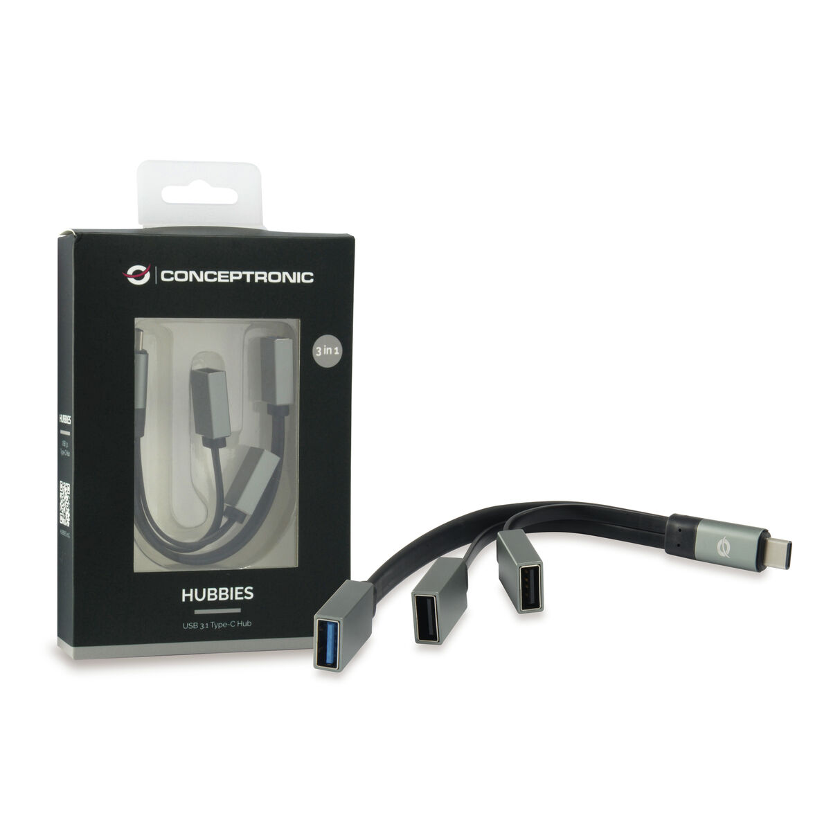 Afbeeldingen van USB Hub Conceptronic 110514407 Grey