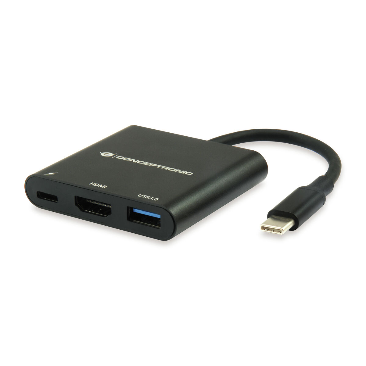Hub USB Conceptronic DONN01B Noir