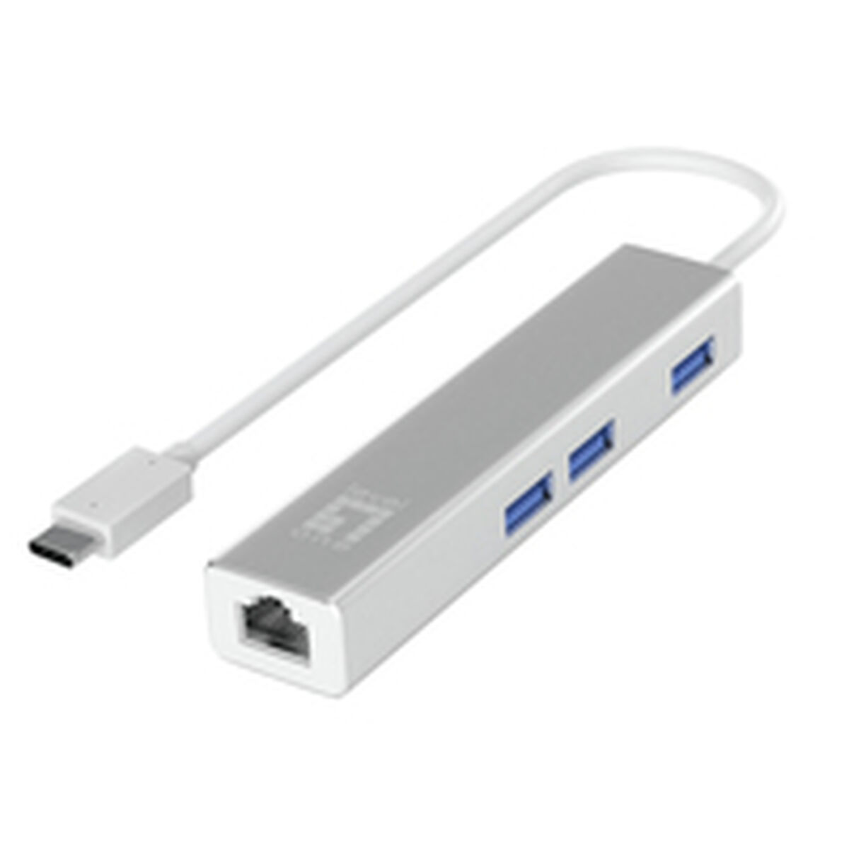 Afbeeldingen van USB Hub Level One USB-0504 Black Silver