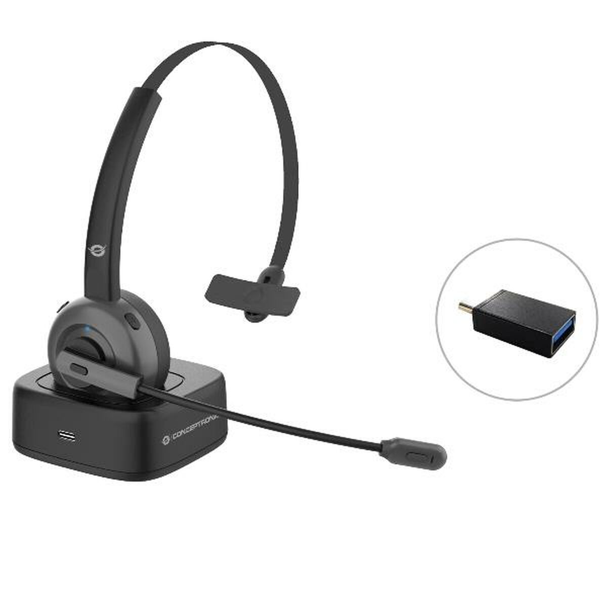 Afbeeldingen van Headphones Conceptronic POLONA03BD Black