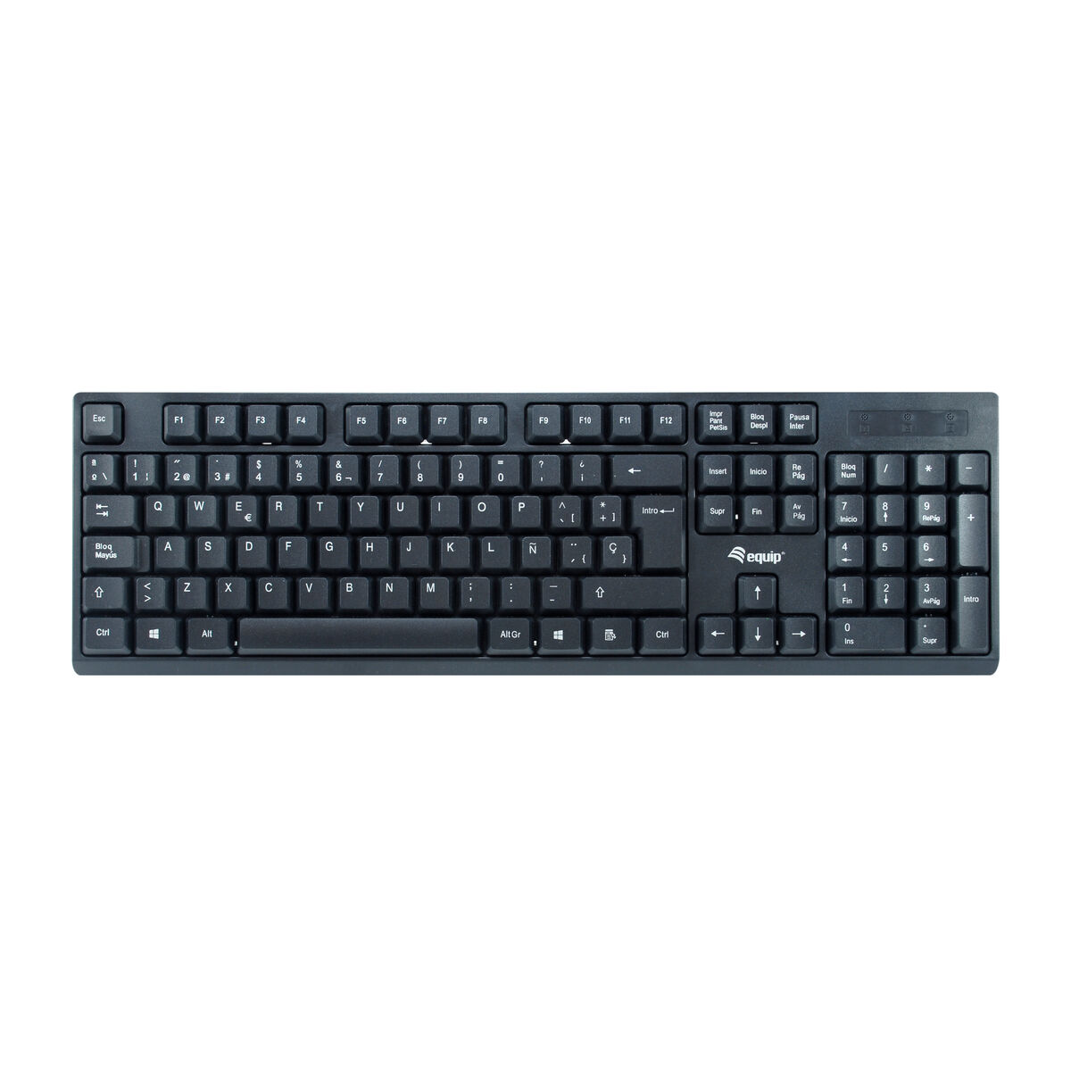 Afbeeldingen van Keyboard Equip 245221 Black Spanish Qwerty Spanish