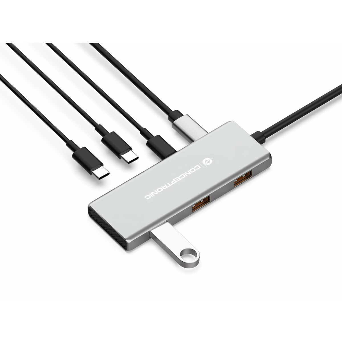 Picture of USB Hub Conceptronic 110519707101 Silver