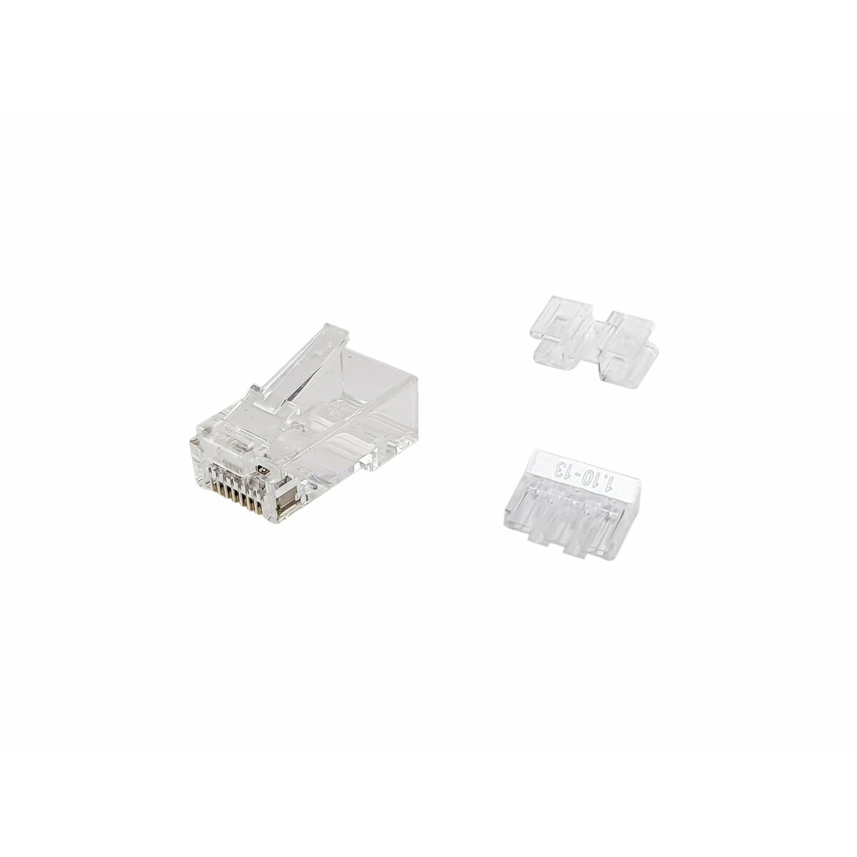 Image secondaire de Connecteur RJ45 Catégorie 6 UTP Equip 121146 Transparent 100 Unités