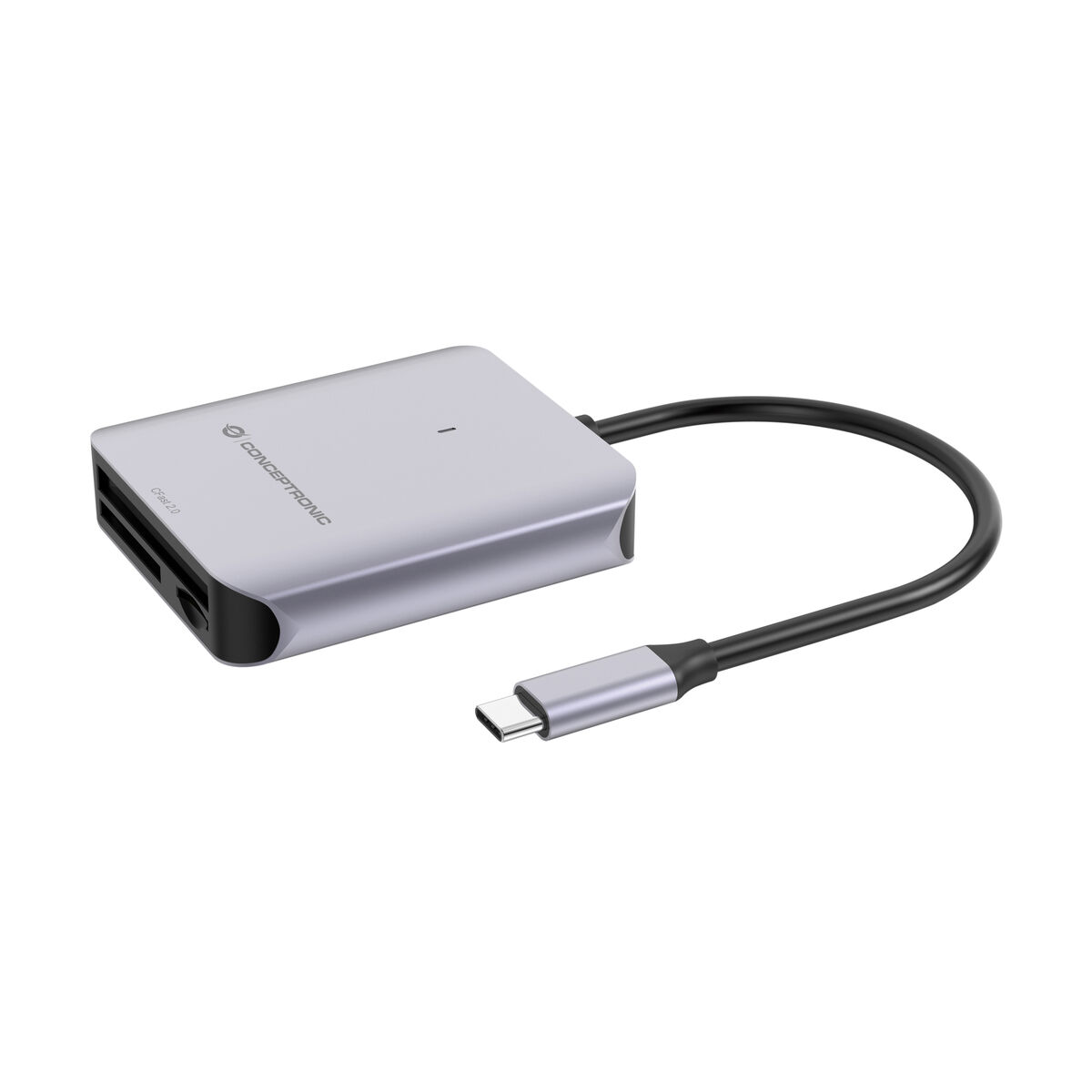 Afbeeldingen van Card Reader Conceptronic 3 en 1 USB 3.2 Gen 2 Grey
