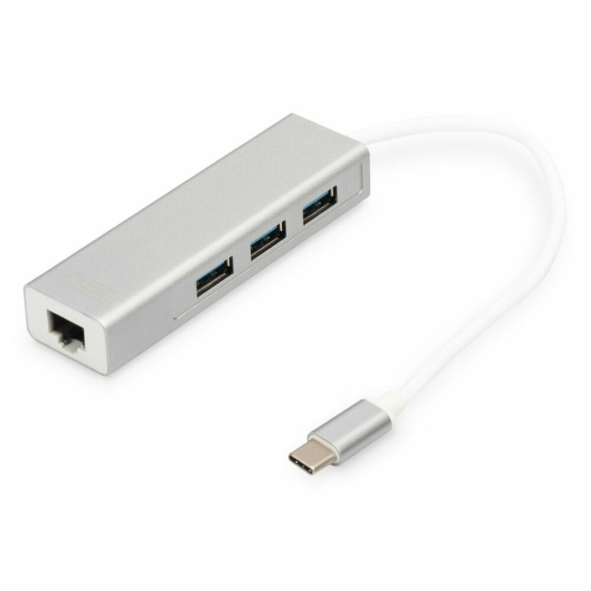 Hub USB Digitus Gris Blanc/Gris Argenté