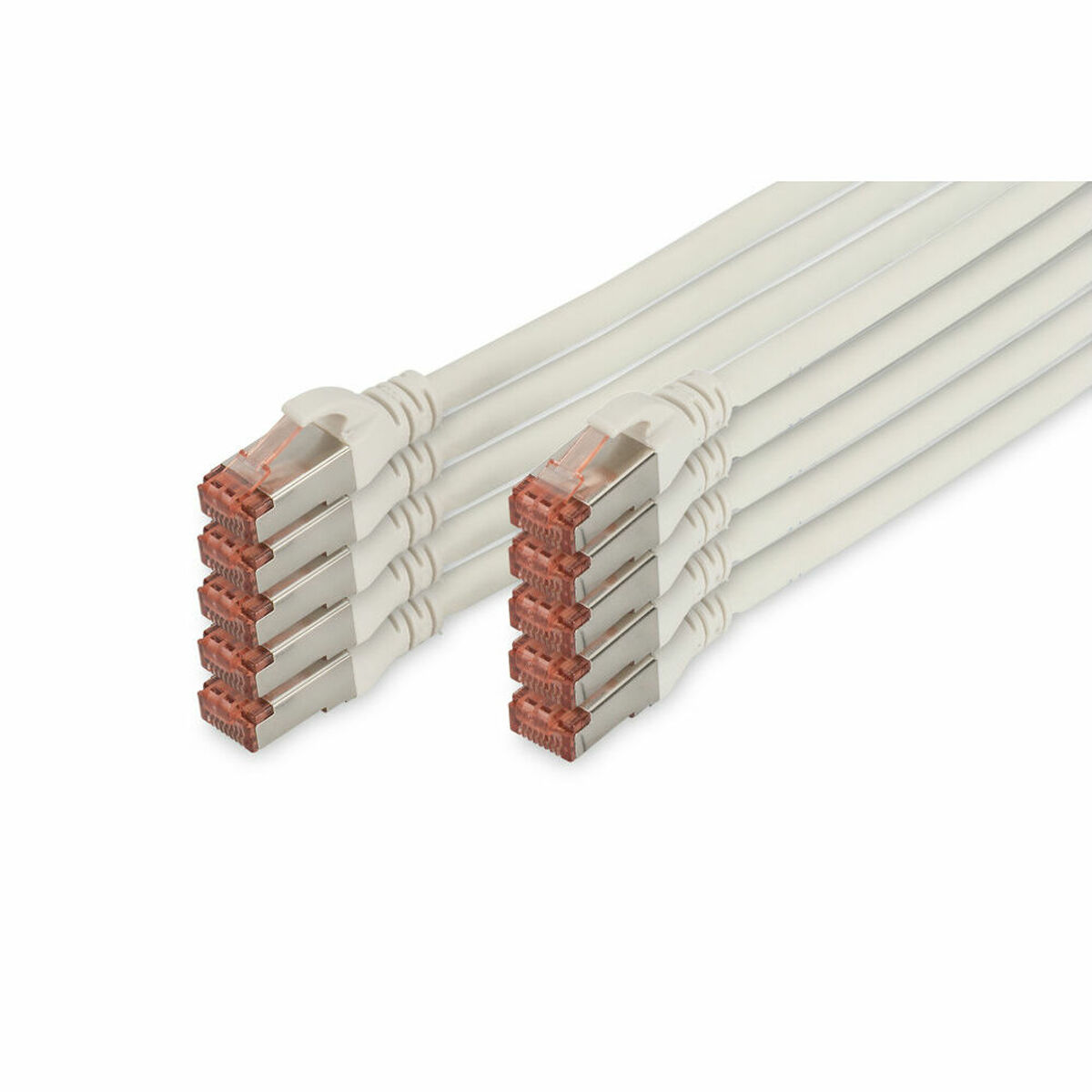 Picture of UTP Category 6 Rigid Network Cable Digitus DK-1644-0025-WH-10 White 25 cm