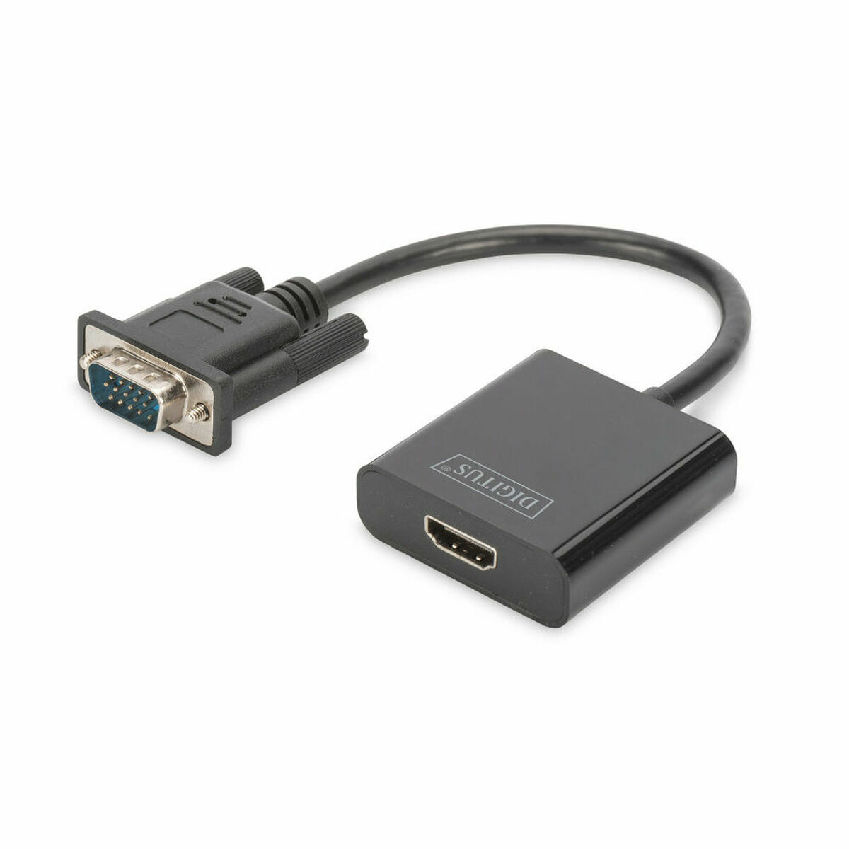 Afbeeldingen van HDMI to VGA Adapter Digitus DA-70473 Black