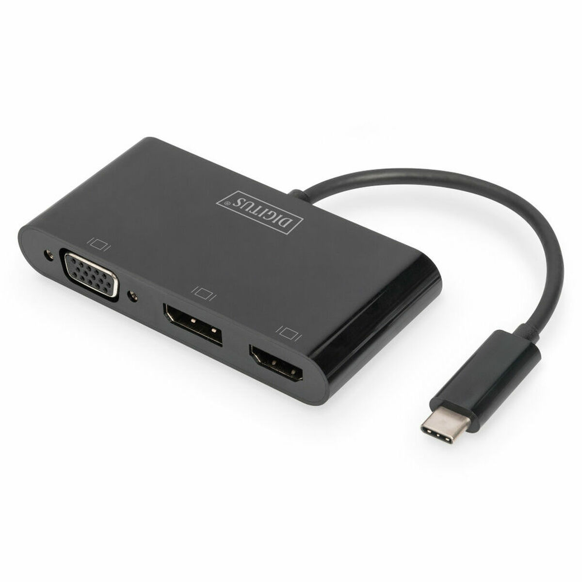 USB Hub Digitus DA-70859 Μαύρο
