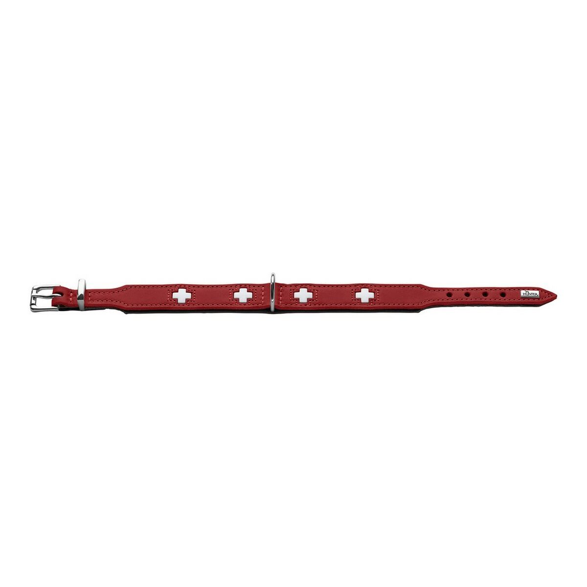 Dog collar Hunter Swiss Red/Black (24-28.5 cm), view 2