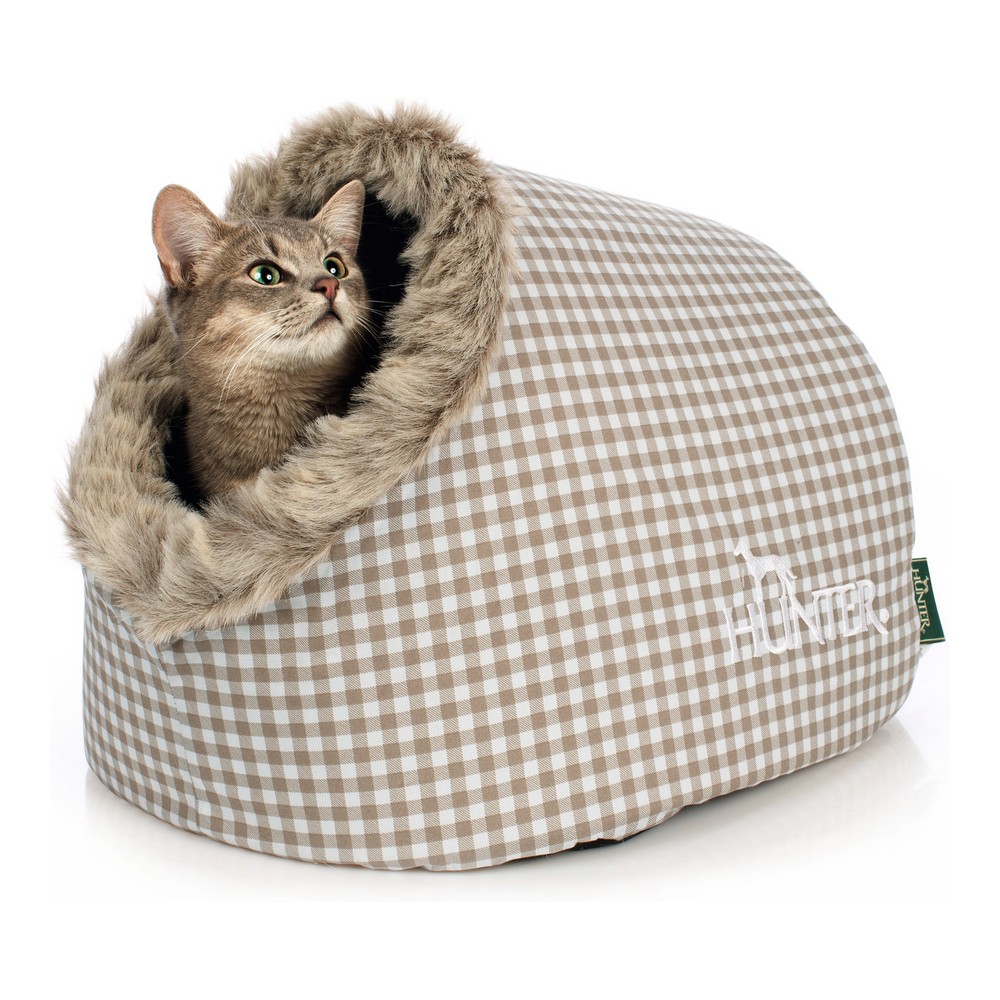 Cat Bed Hunter Tekstil Beige (38 x 40 x 27 cm)