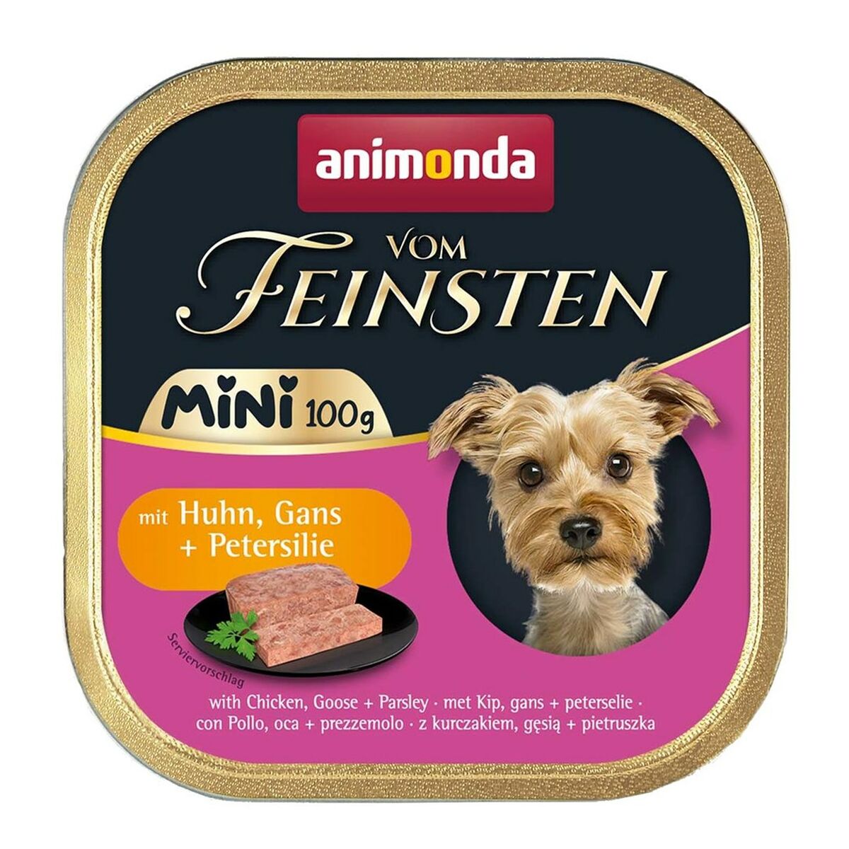 Υγρό φαγητό Animonda Vom Feinsten Adult Mini Κοτόπουλο 100 g