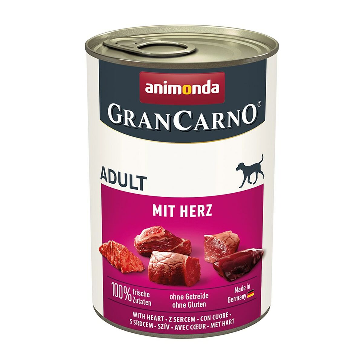 Alimentation humide Animonda Grancarno Adult mit Herz Oiseaux 400 g